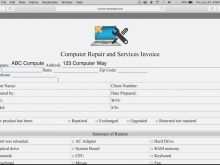 20 Report Computer Repair Business Invoice Template Maker with Computer Repair Business Invoice Template