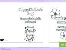 Mother’S Day Card Blank Template