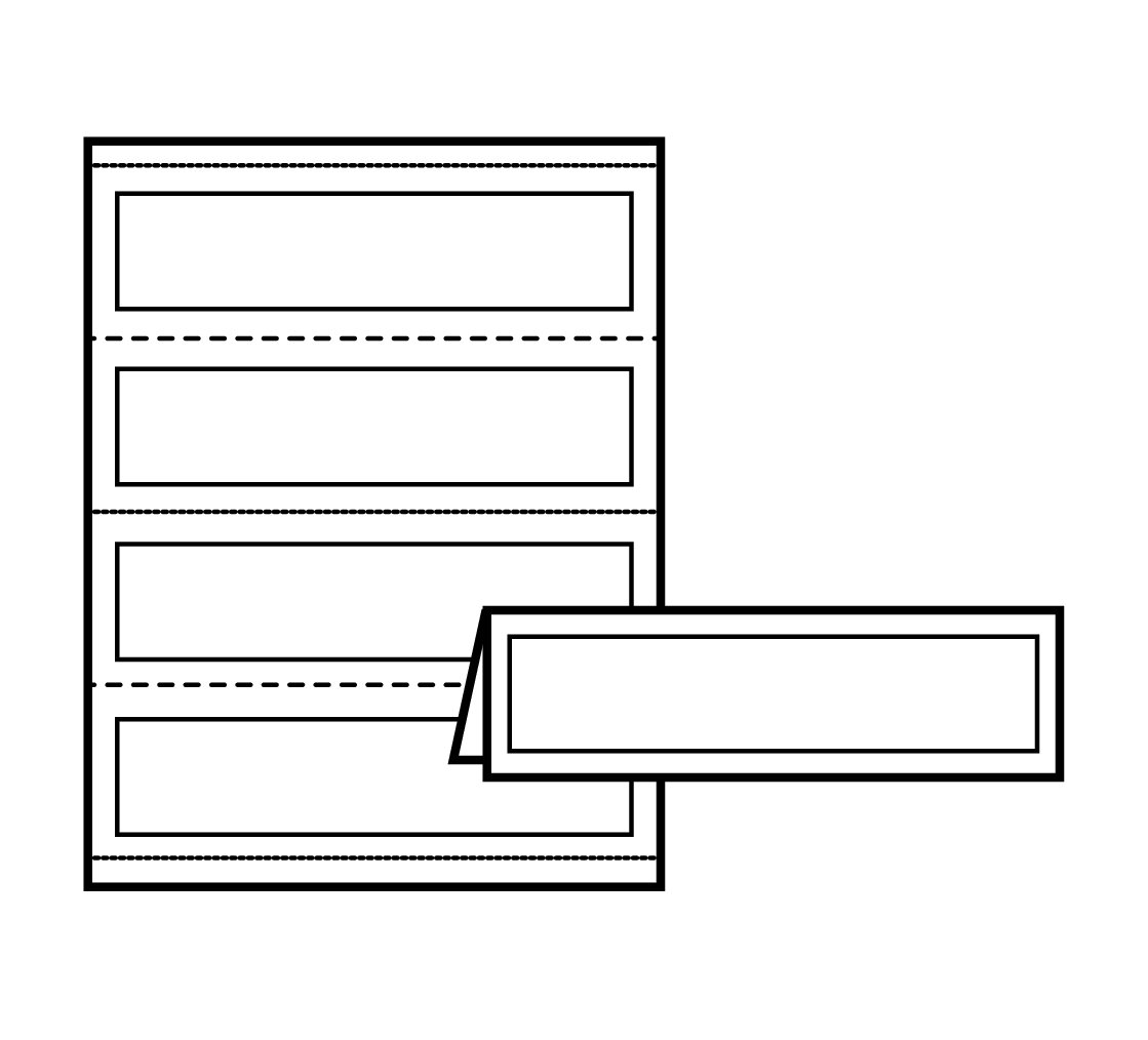 Tent Card Label Size