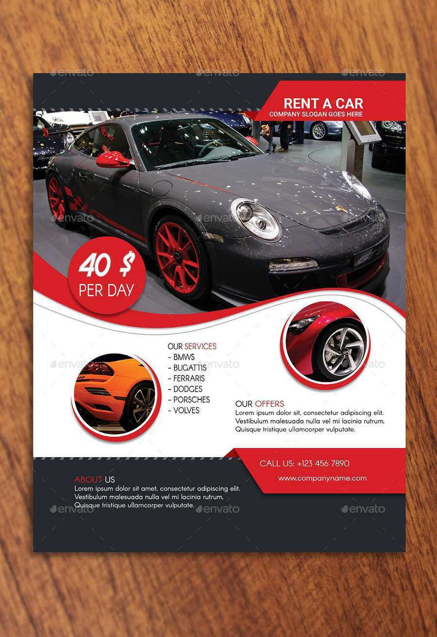 20 Standard Car Flyer Template Templates with Car Flyer Template