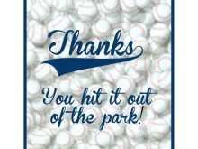 20 Standard Thank You Card Template Baseball With Stunning Design with Thank You Card Template Baseball
