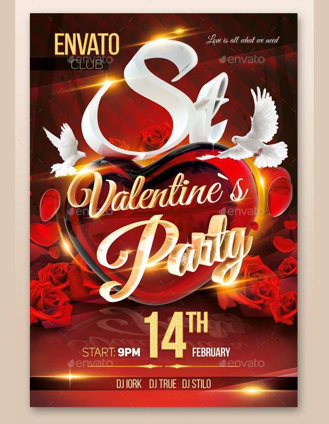20 Standard Valentine Flyer Template Free For Free by Valentine Flyer Template Free
