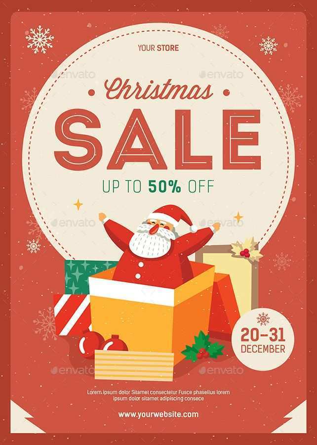 20 The Best Christmas Sale Flyer Template for Ms Word for Christmas Sale Flyer Template