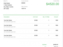 20 The Best Consulting Invoice Template Excel Photo with Consulting Invoice Template Excel