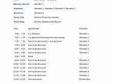 20 The Best Meeting Agenda Template 2017 Download for Meeting Agenda Template 2017
