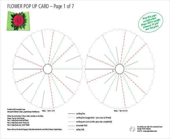 20 The Best Pop Up Card Templates Flowers Maker by Pop Up Card Templates Flowers