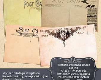20 The Best Victorian Postcard Template Layouts with Victorian Postcard Template