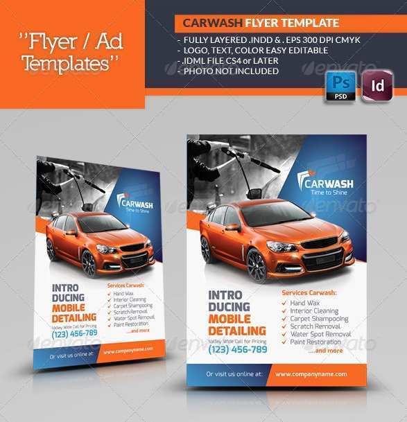 20 Visiting Car Flyer Template For Free with Car Flyer Template