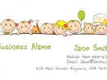 20 Visiting Child Name Card Template in Word by Child Name Card Template