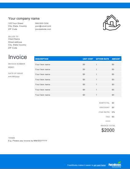 20 Visiting Construction Invoice Template Layouts by Construction Invoice Template