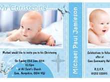 Invitation Card Sample Christening