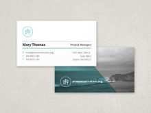 21 Blank Business Card Templates For Nonprofits Download with Business Card Templates For Nonprofits