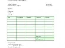 Vat Invoice Templates Uk