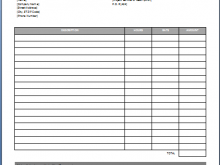 21 Create Blank Hourly Invoice Template Now by Blank Hourly Invoice Template