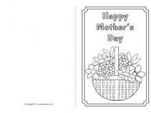 21 Create Mother S Day Card Templates To Color for Ms Word for Mother S Day Card Templates To Color