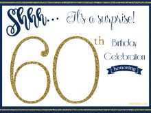 21 Creating 60Th Birthday Card Template Free Maker with 60Th Birthday Card Template Free