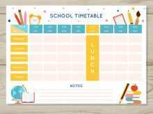 21 Creative Class Timetable Template Free For Free by Class Timetable Template Free