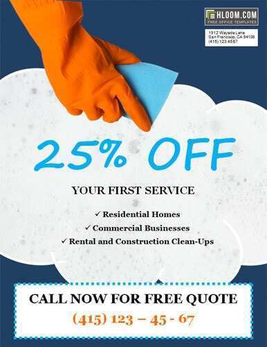 21 Creative House Cleaning Services Flyer Templates in Photoshop with House Cleaning Services Flyer Templates