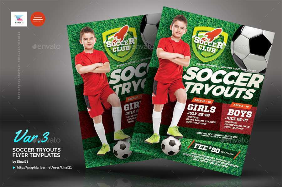 21 Creative Soccer Tryout Flyer Template With Stunning Design with Soccer Tryout Flyer Template