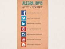 21 Customize Business Card Template With Social Media Icons For Free by Business Card Template With Social Media Icons