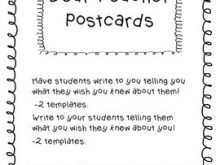 21 Customize Our Free Postcard Template For Teachers for Ms Word with Postcard Template For Teachers