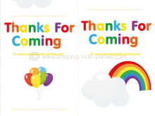 21 Customize Rainbow Thank You Card Template Maker for Rainbow Thank You Card Template