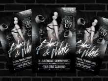 Black And White Flyer Template Free