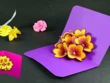 21 Free Flower Card Templates Youtube Now with Flower Card Templates Youtube