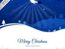 21 Free Printable Christmas Card Template Blue With Stunning Design with Christmas Card Template Blue