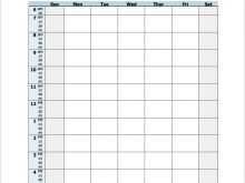 21 Free Weekly School Schedule Template Word Formating for Weekly School Schedule Template Word