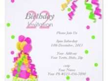 21 How To Create 22Nd Birthday Card Template PSD File with 22Nd Birthday Card Template