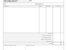 Construction Invoice Template Uk