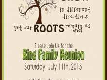 21 Online Family Reunion Flyer Template Free With Stunning Design for Family Reunion Flyer Template Free