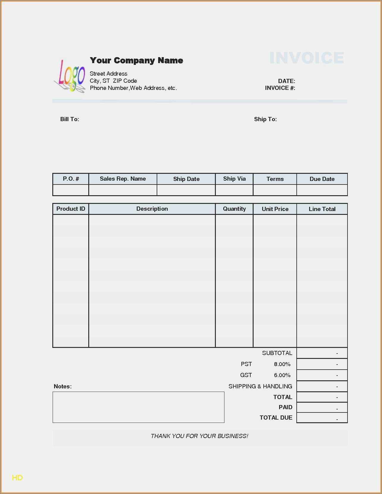 27+ Self Employed Invoice Template Uk Free PNG