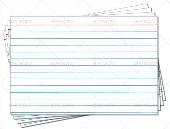 21 Printable 4 X 6 Index Card Template For Word With Stunning Design with 4 X 6 Index Card Template For Word