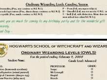 21 Printable Hogwarts Class Schedule Template in Word by Hogwarts Class Schedule Template