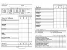 21 Printable Homeschool Report Card Template Middle School for Ms Word by Homeschool Report Card Template Middle School