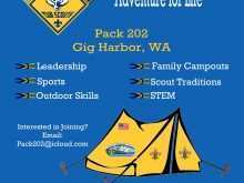 21 Report Cub Scout Flyer Template Maker with Cub Scout Flyer Template