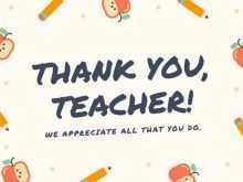 21 Report Thank You Card Templates For Teachers Templates for Thank You Card Templates For Teachers