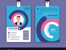 21 Standard Employee Id Card Template Vector for Ms Word by Employee Id Card Template Vector