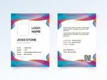 21 Standard Id Card Template With Flat Design Download with Id Card Template With Flat Design