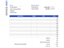 21 The Best Freelance Hourly Invoice Template Templates with Freelance Hourly Invoice Template