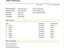 21 The Best Meeting Agenda Items Template For Free with Meeting Agenda Items Template