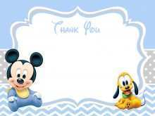 21 The Best Mickey Thank You Card Template For Free for Mickey Thank You Card Template