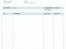 21 Visiting Blank Template Of Invoice in Word with Blank Template Of Invoice