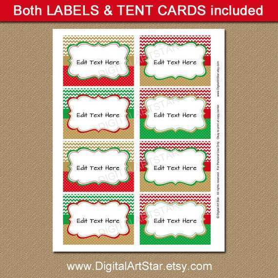 21 Visiting Holiday Tent Card Template for Ms Word by Holiday Tent Card Template