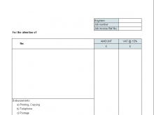 Blank Template Of Invoice