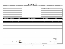 22 Best Tax Invoice Blank Template For Free with Tax Invoice Blank Template