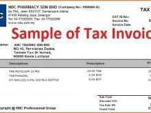 22 Best Tax Invoice Format Gst Malaysia in Word by Tax Invoice Format Gst Malaysia