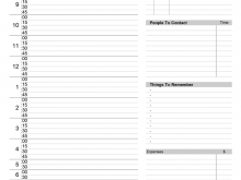 22 Blank Daily Agenda Template Excel Formating with Daily Agenda Template Excel